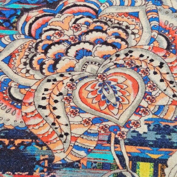 Johnny Was Boho Nelsona Long Sleeve Patchwork Design Tunic Chic Spring Dress - Picture 5 of 11